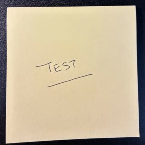 Post It notes